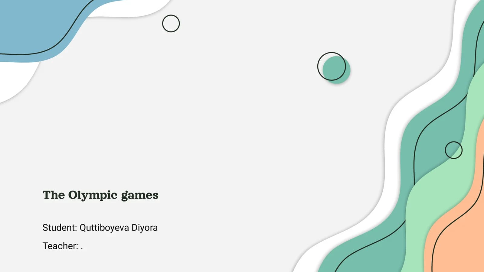 The Olympic Games