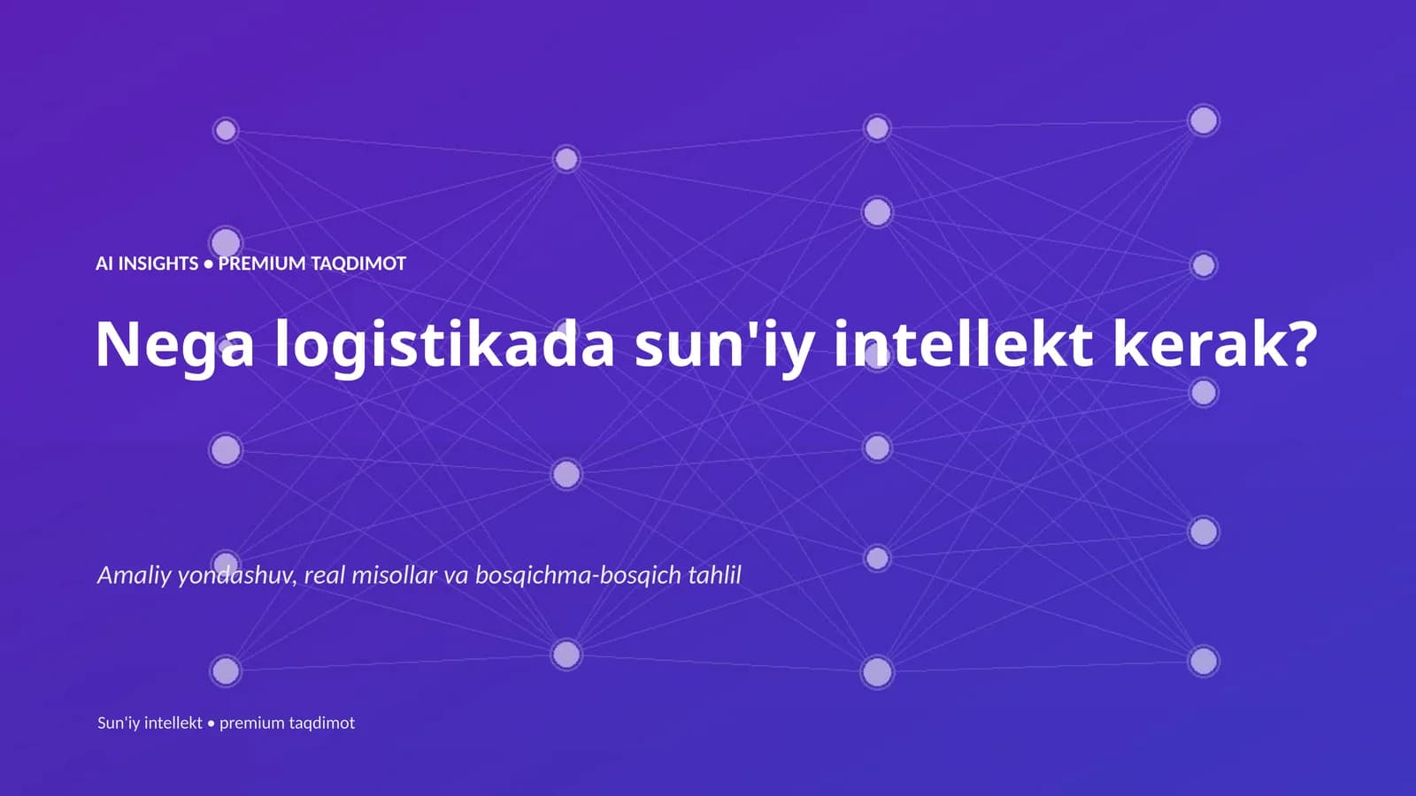 AMALIY YONDASHUV, REAL MISOLLAR VA BOSQICHMA-BOSQICH TAHLIL