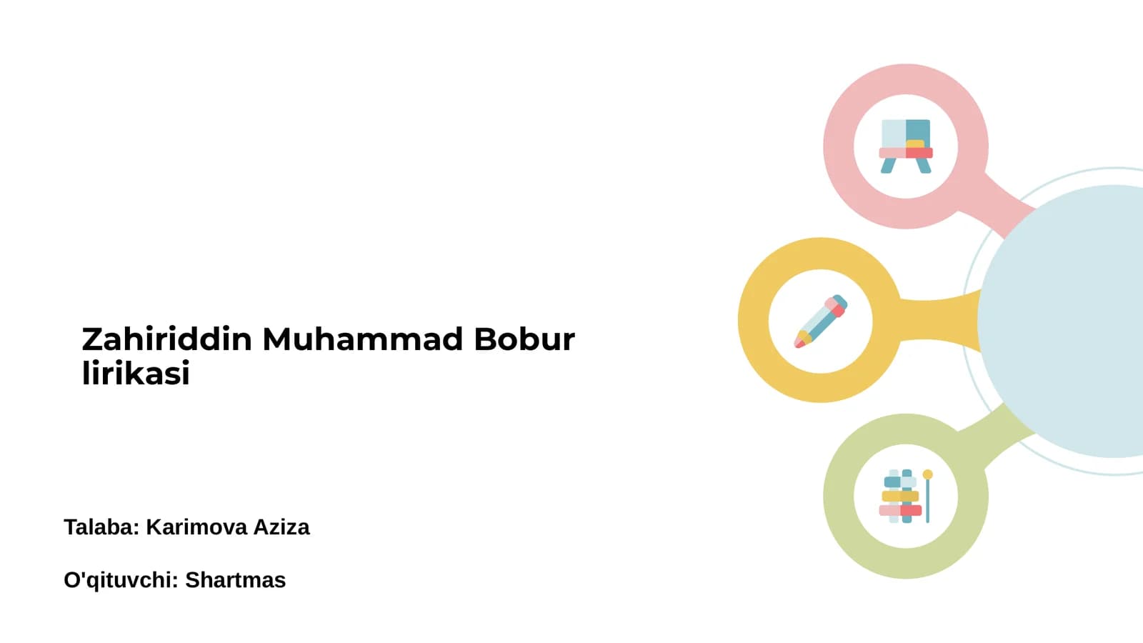 Zahiriddin Muhammad Bobur lirikasi