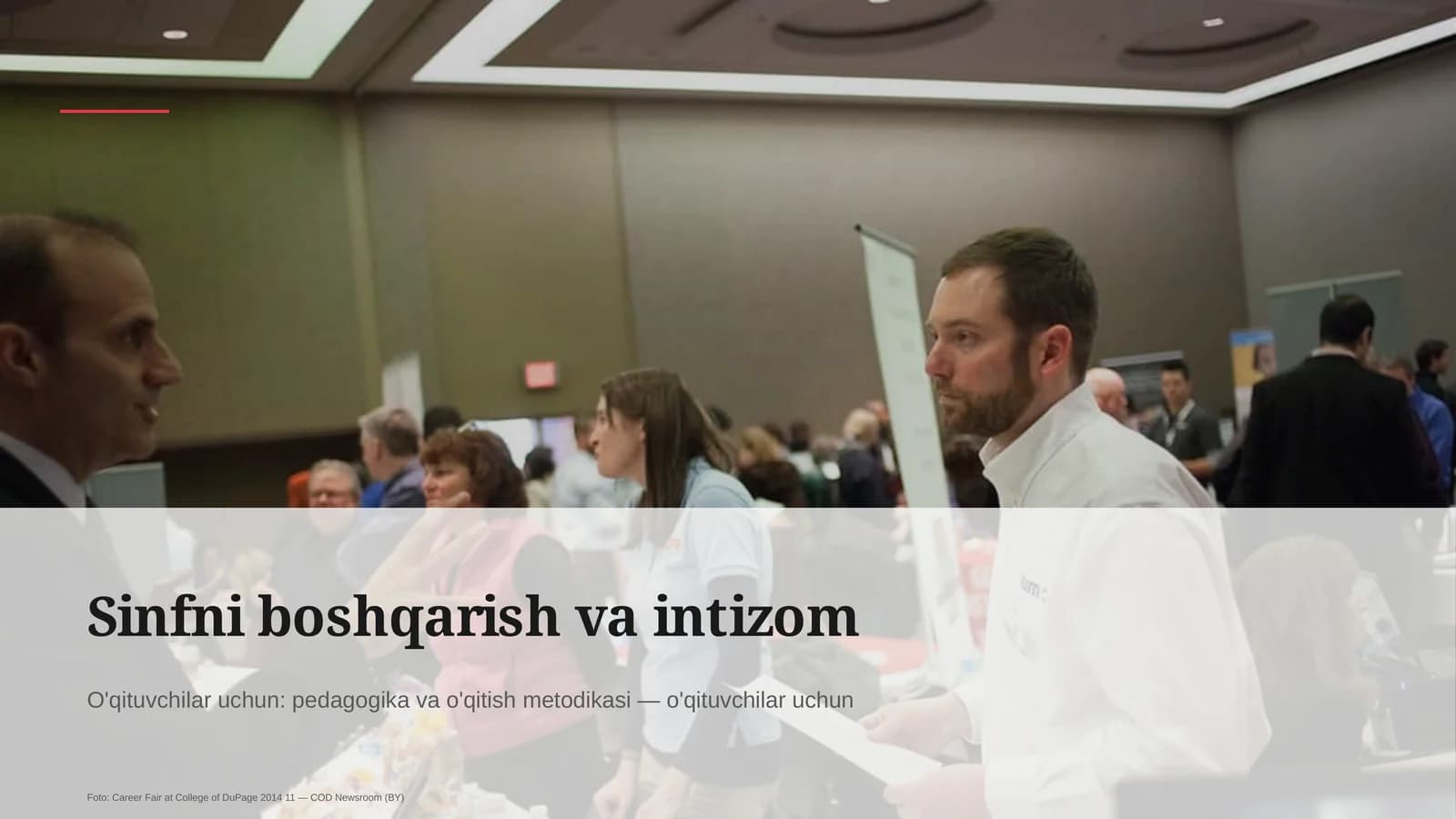 Sinfni boshqarish va intizom