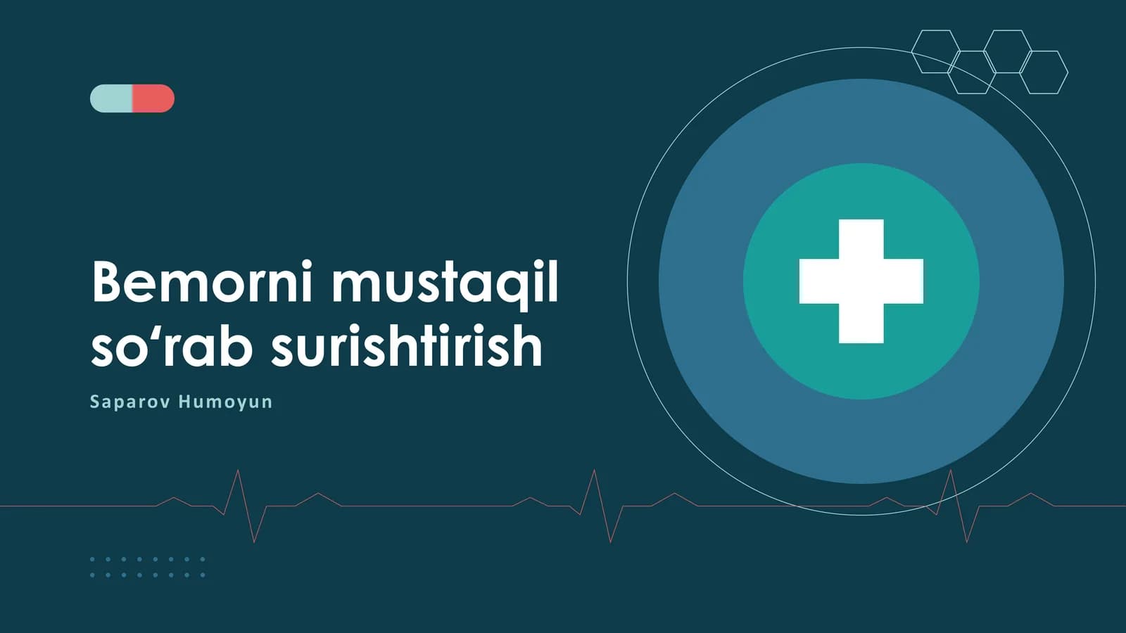 Bemorni mustaqil soʻrab surishtirish