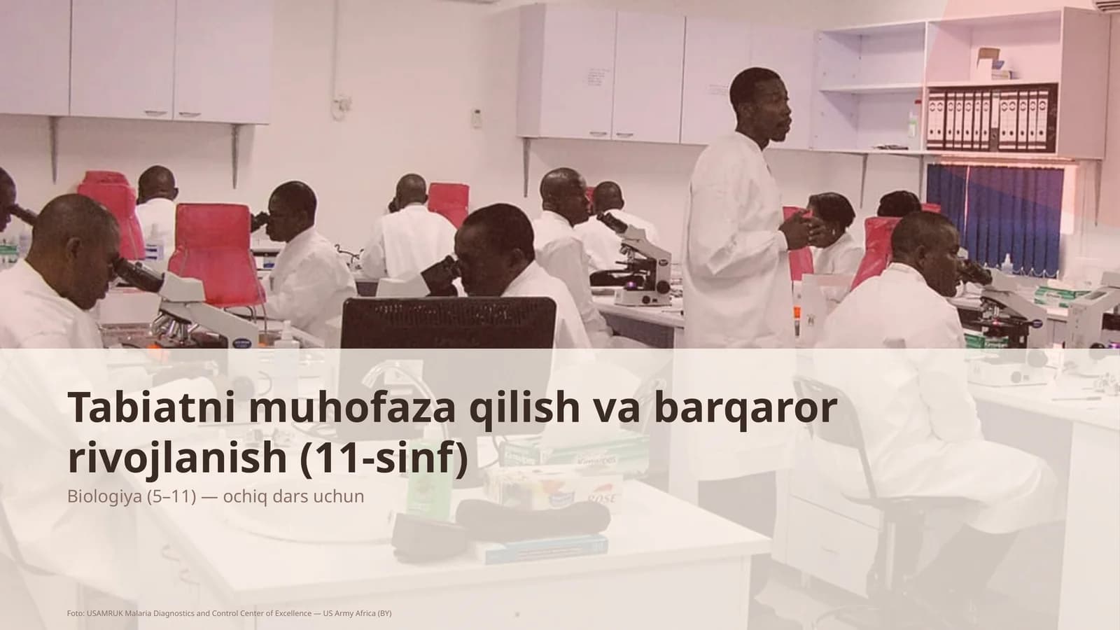 Tabiatni muhofaza qilish va barqaror rivojlanish (11-sinf)