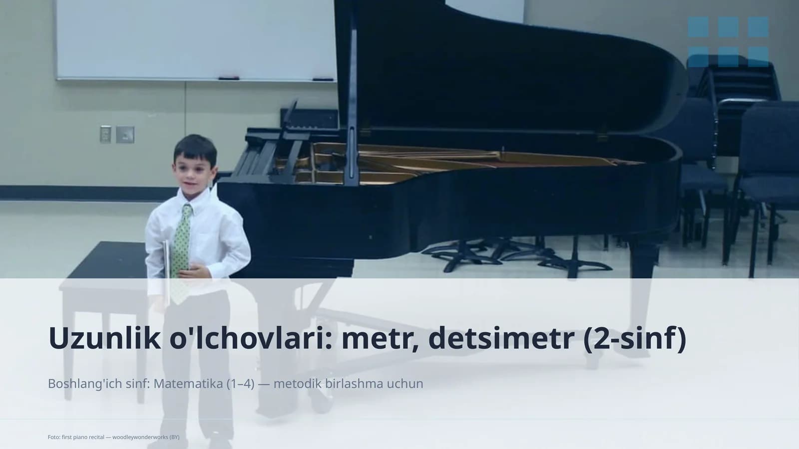 Uzunlik o'lchovlari: metr, detsimetr