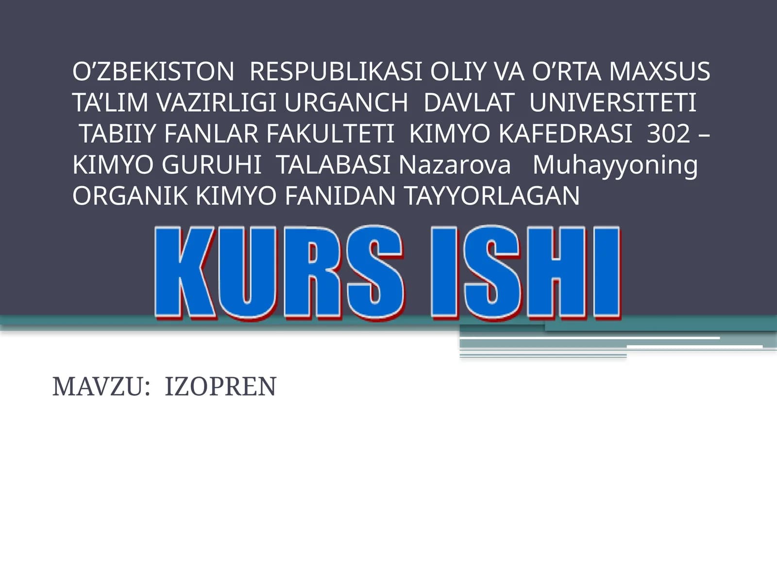 IZOPREN