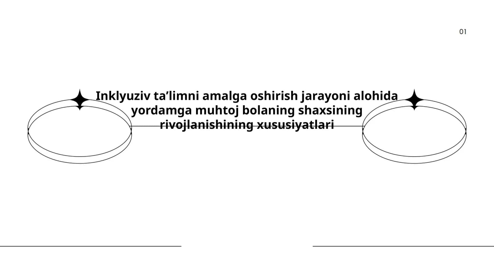 Inklyuziv taʼlimni amalga oshirish jarayoni alohida yordamga muhtoj bolaning shaxsining rivojlanishining xususiyatlari