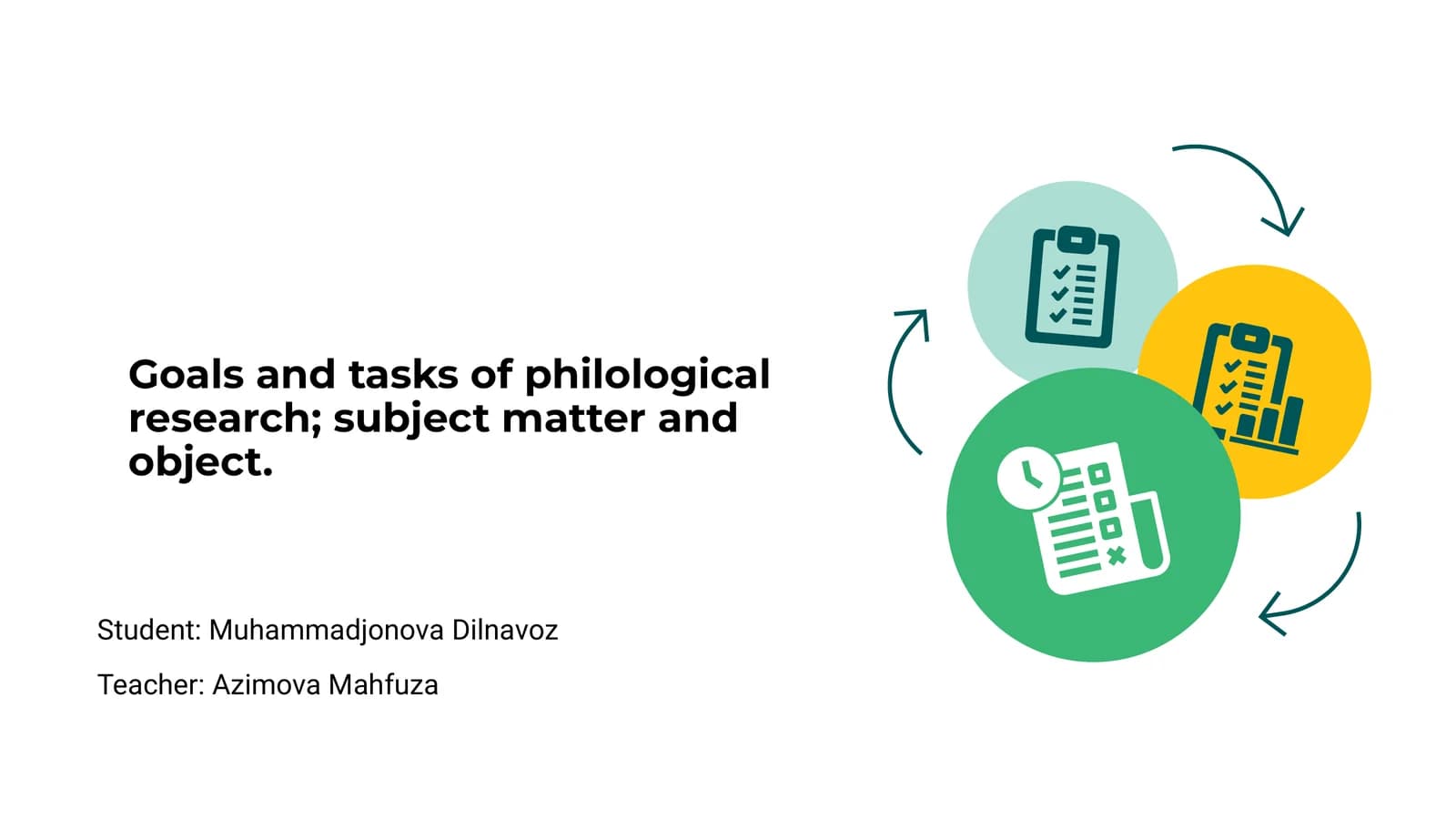 Philological Research