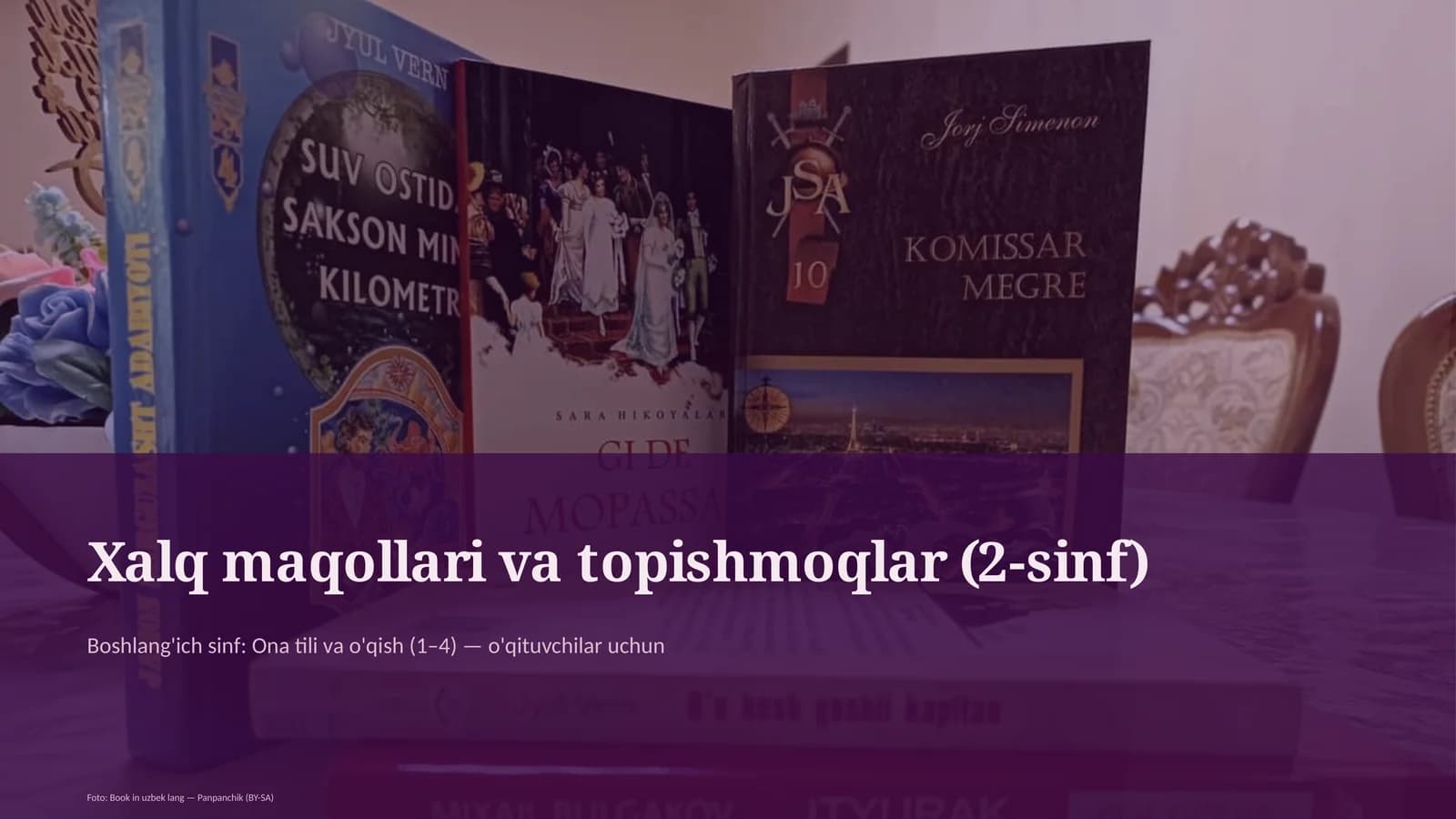Boshlang'ich sinf: Ona tili va o'qish (1–4) — o'qituvchilar uchun
