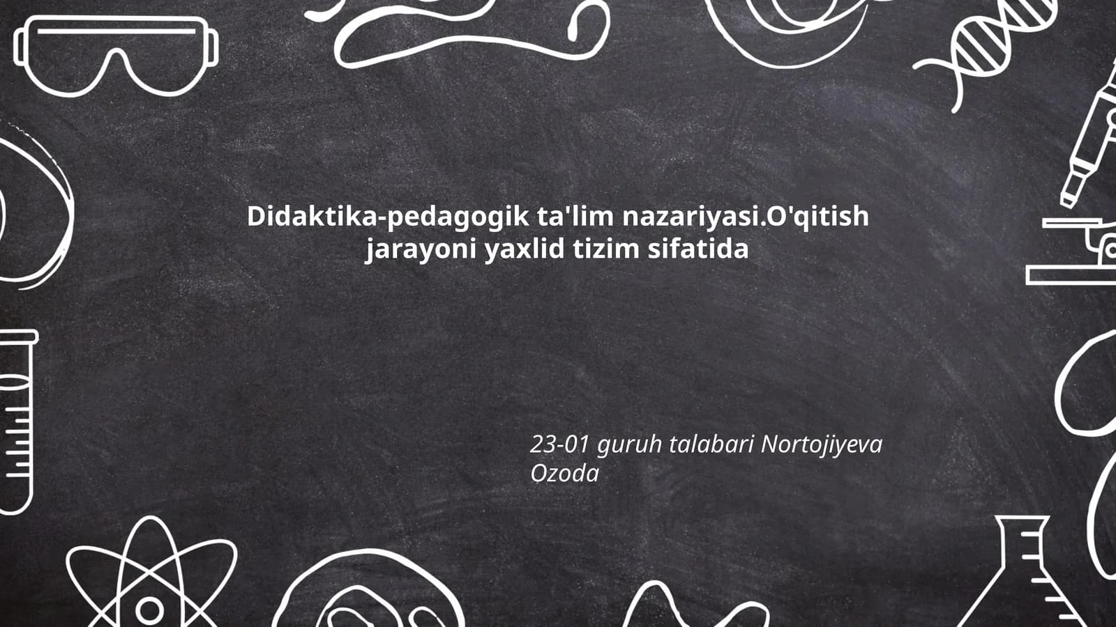Didaktika-pedagogik ta'lim nazariyasi