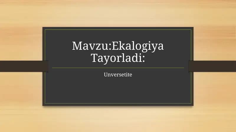 Ekalogiya