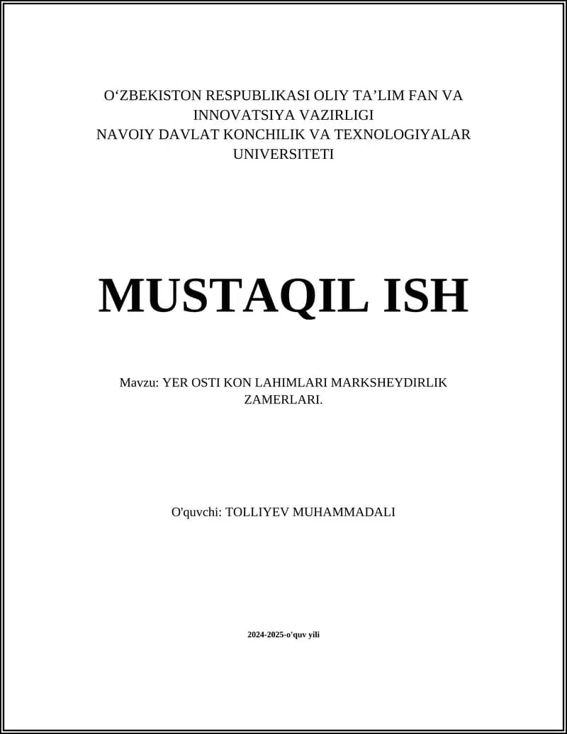YER OSTI KON LAHIMLARI MARKSHEYDIRLIK ZAMERLARI