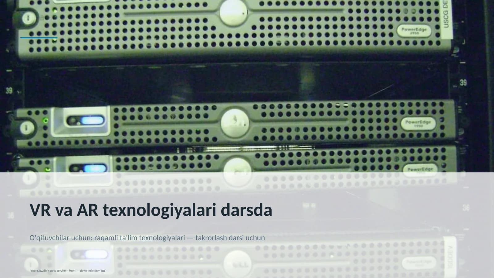 VR va AR texnologiyalari darsda