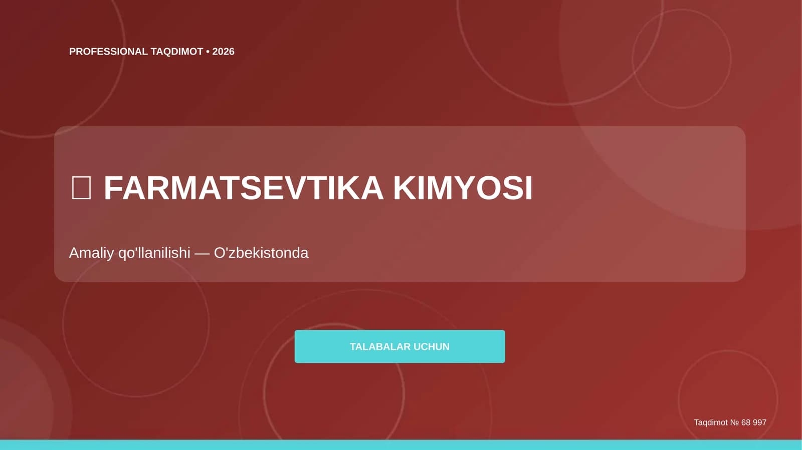 Farmatsevtika Kimyosi