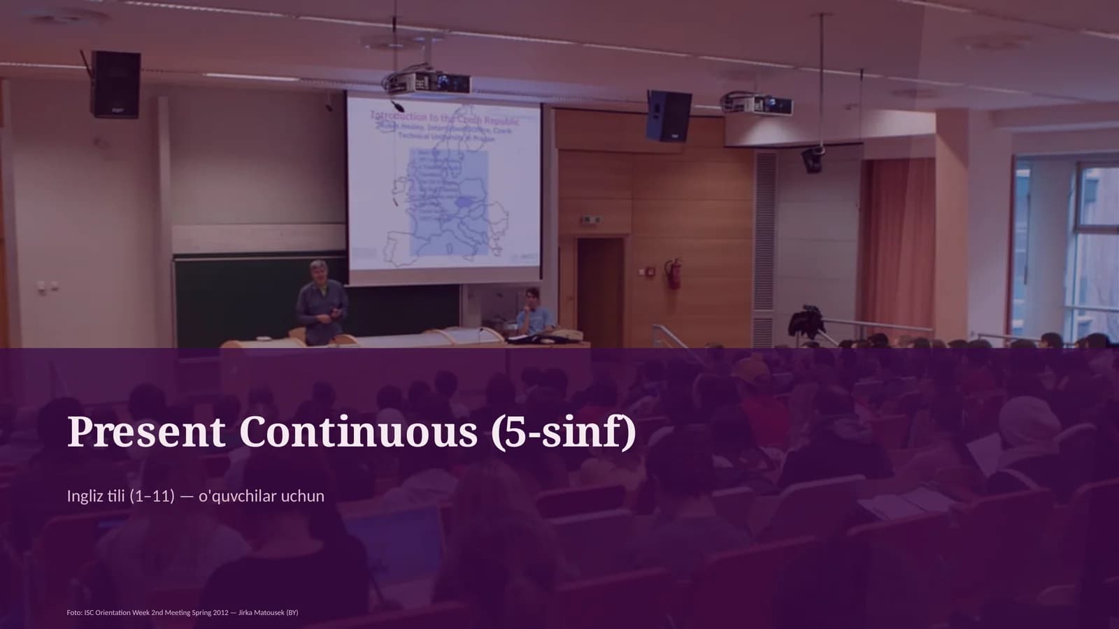 Present Continuous (5-sinf)
