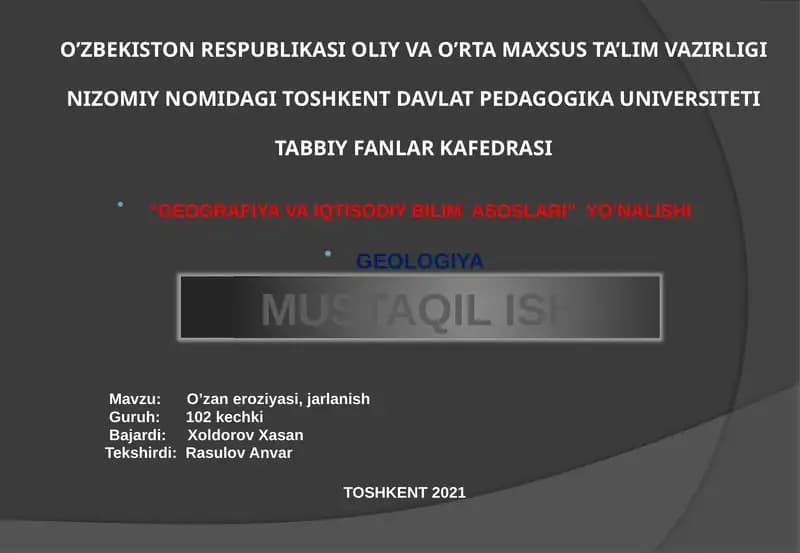 GEOLOGIYA