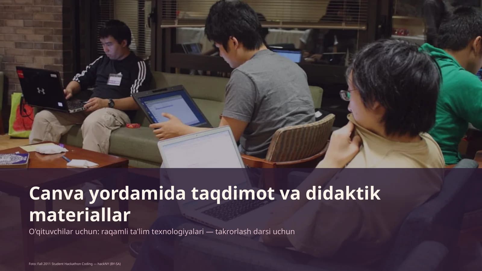 Canva yordamida taqdimot va didaktik materiallar