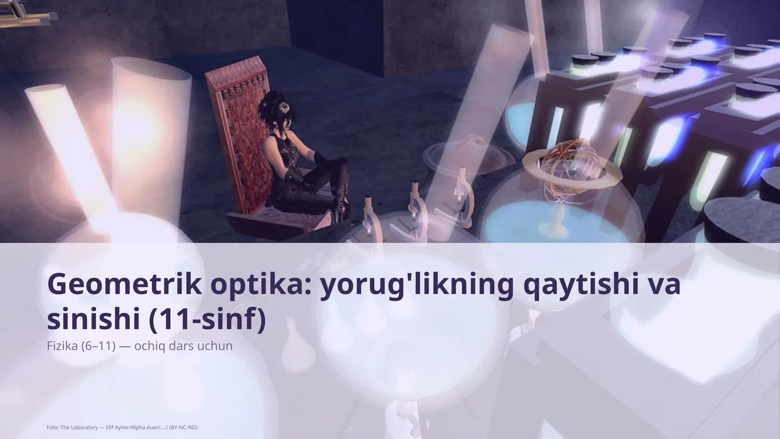 Geometrik optika: yorug'likning qaytishi va sinishi (11-sinf)