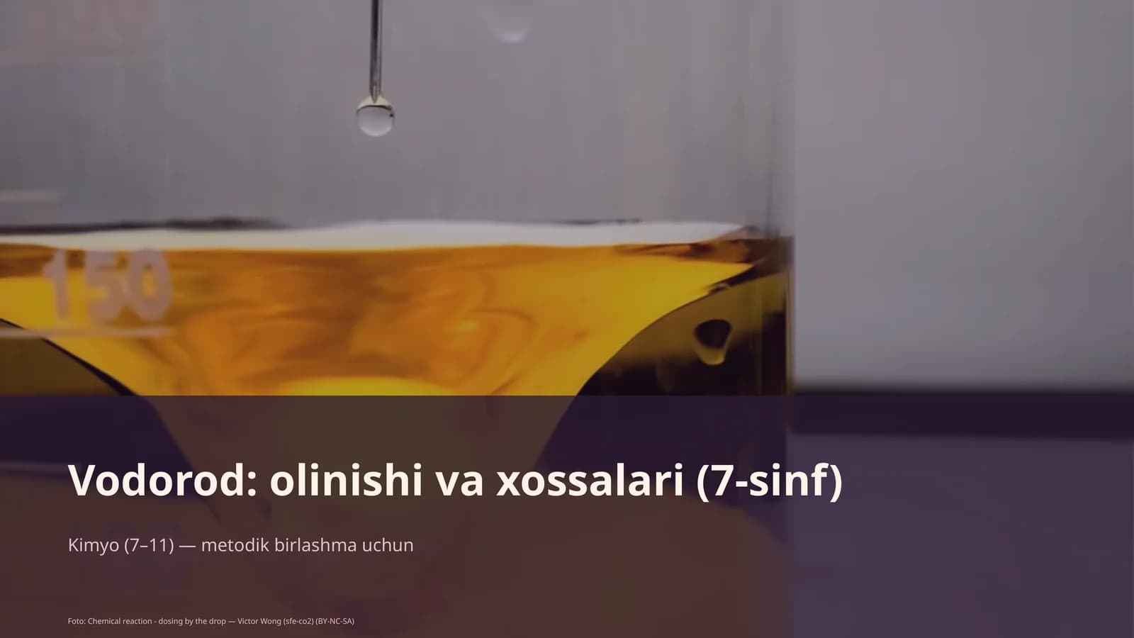 Vodorod: olinishi va xossalari (7-sinf)