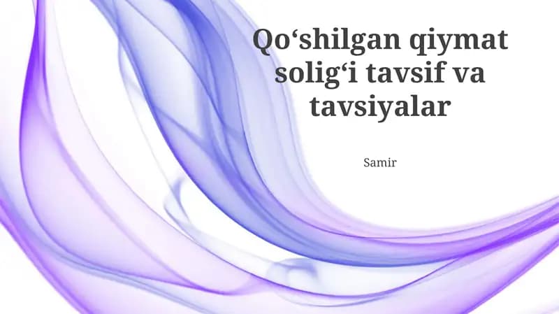 NDS mexanizmi va hisobi