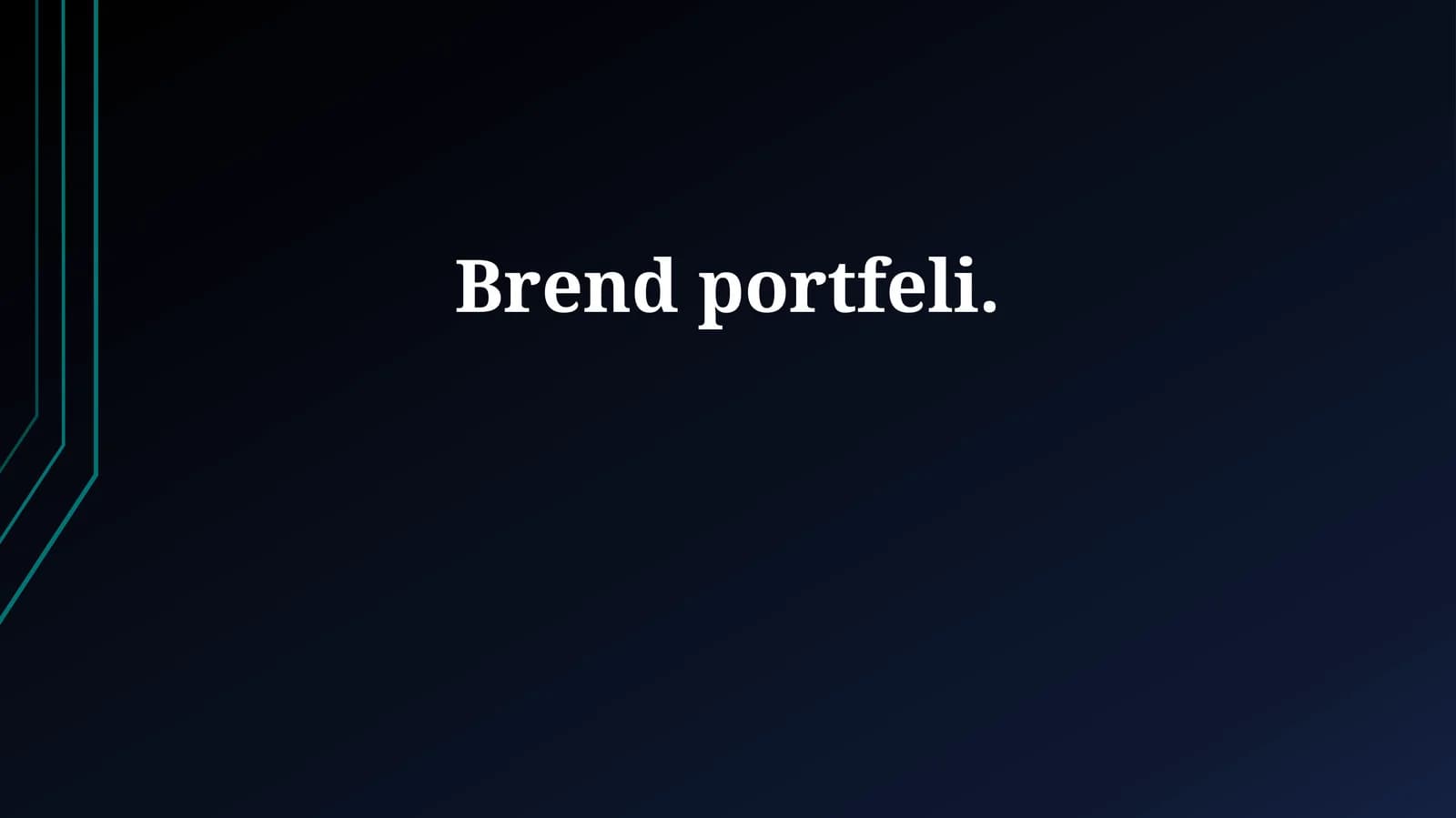 Brend Portfeli: Strategiya va Rejalashtirish