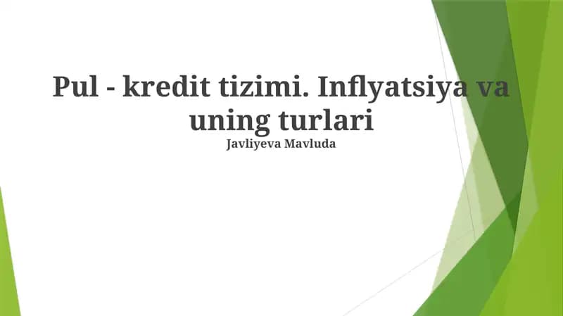 PUL Kredit Tizimi