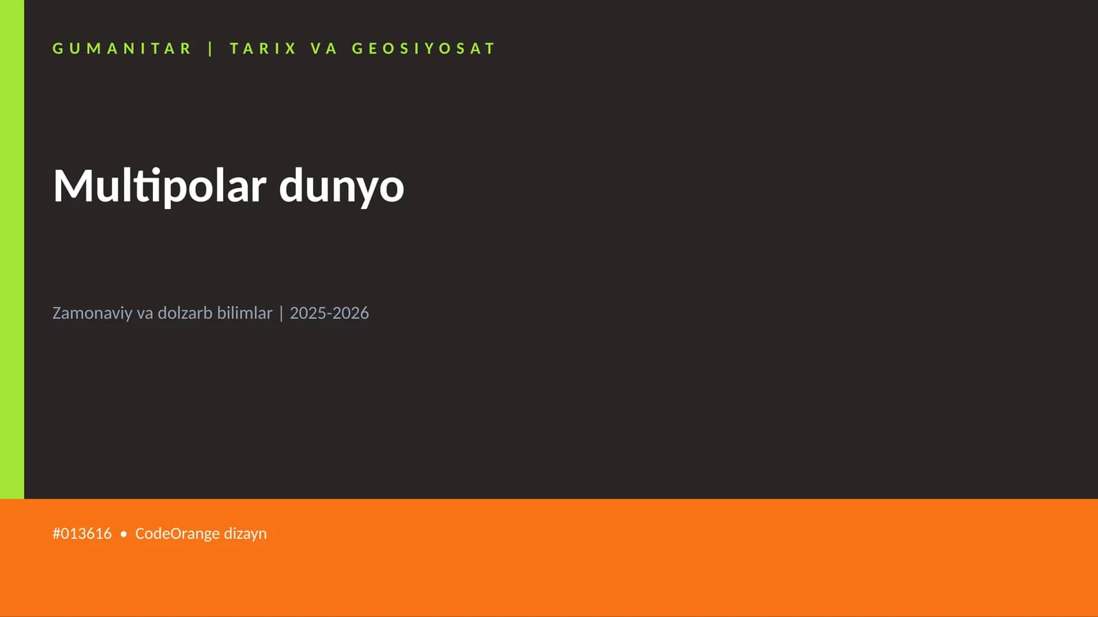 Multipolar dunyo