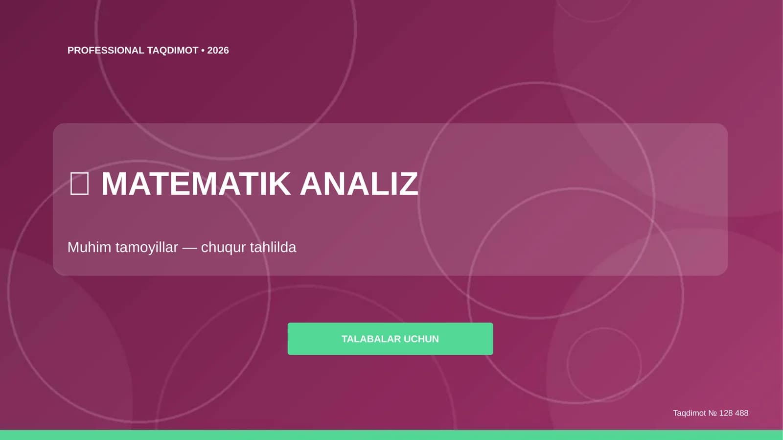 Matematik Analiz