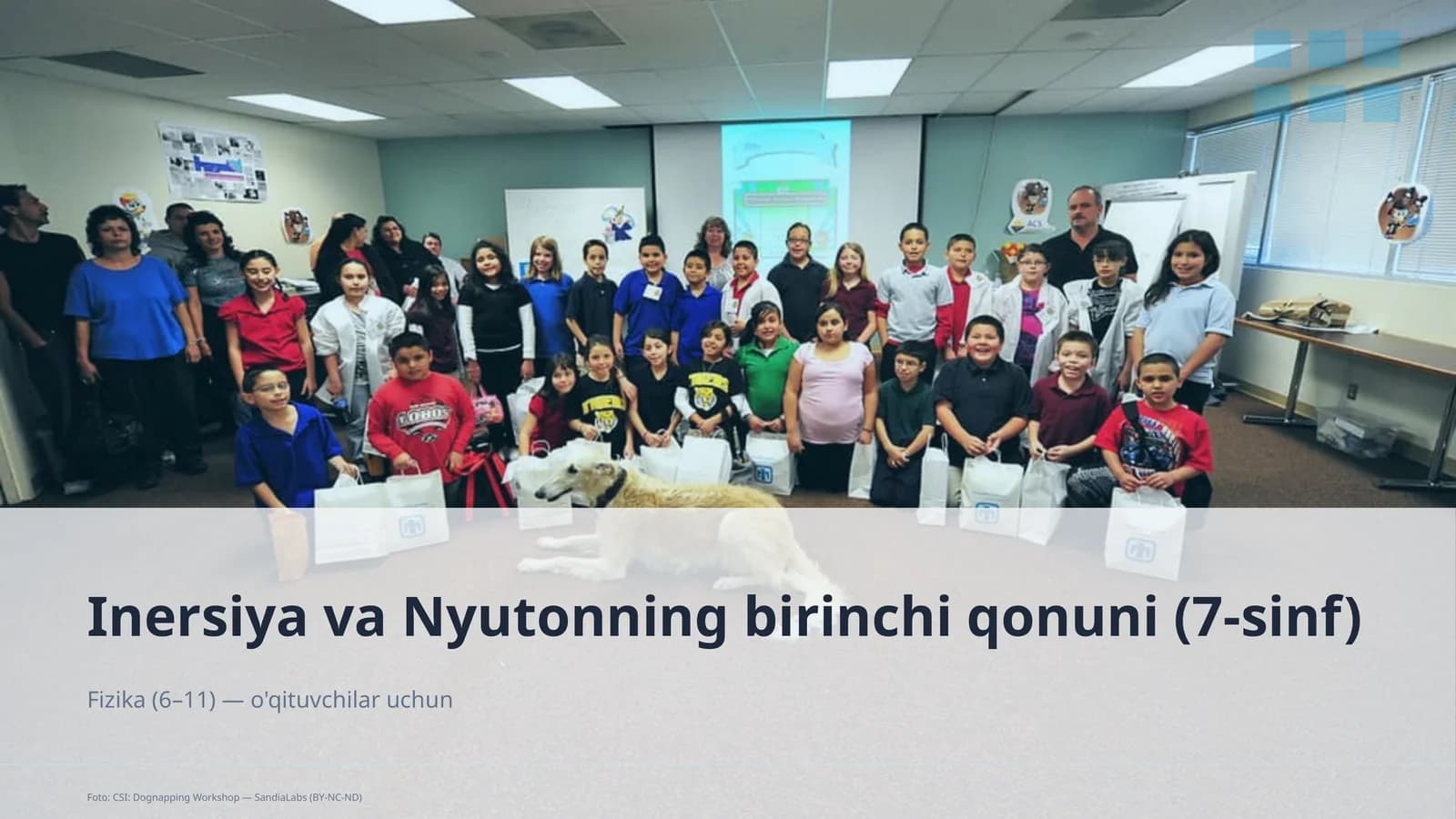 Inersiya va Nyutonning birinchi qonuni (7-sinf)