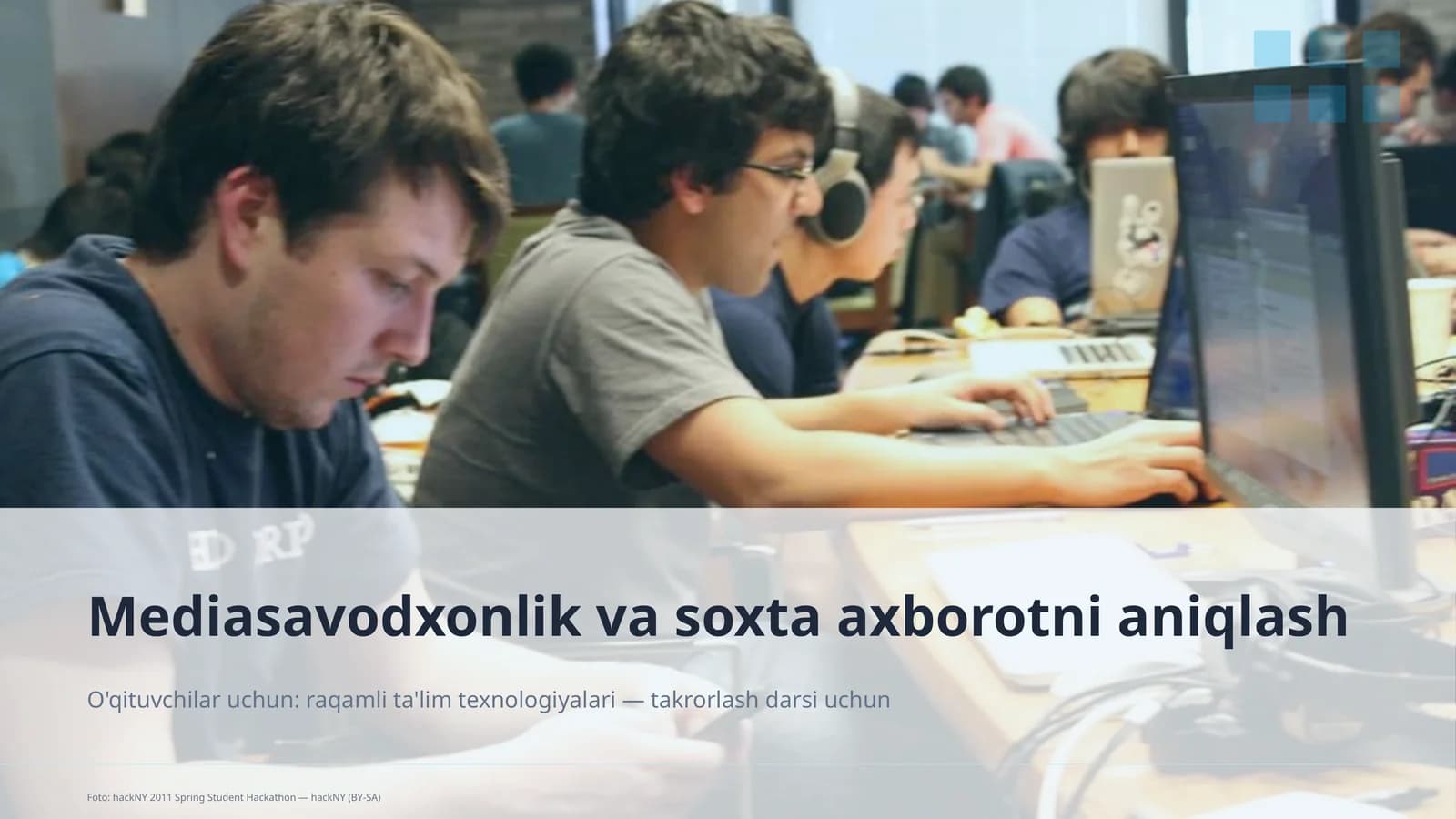 Mediasavodxonlik va soxta axborotni aniqlash