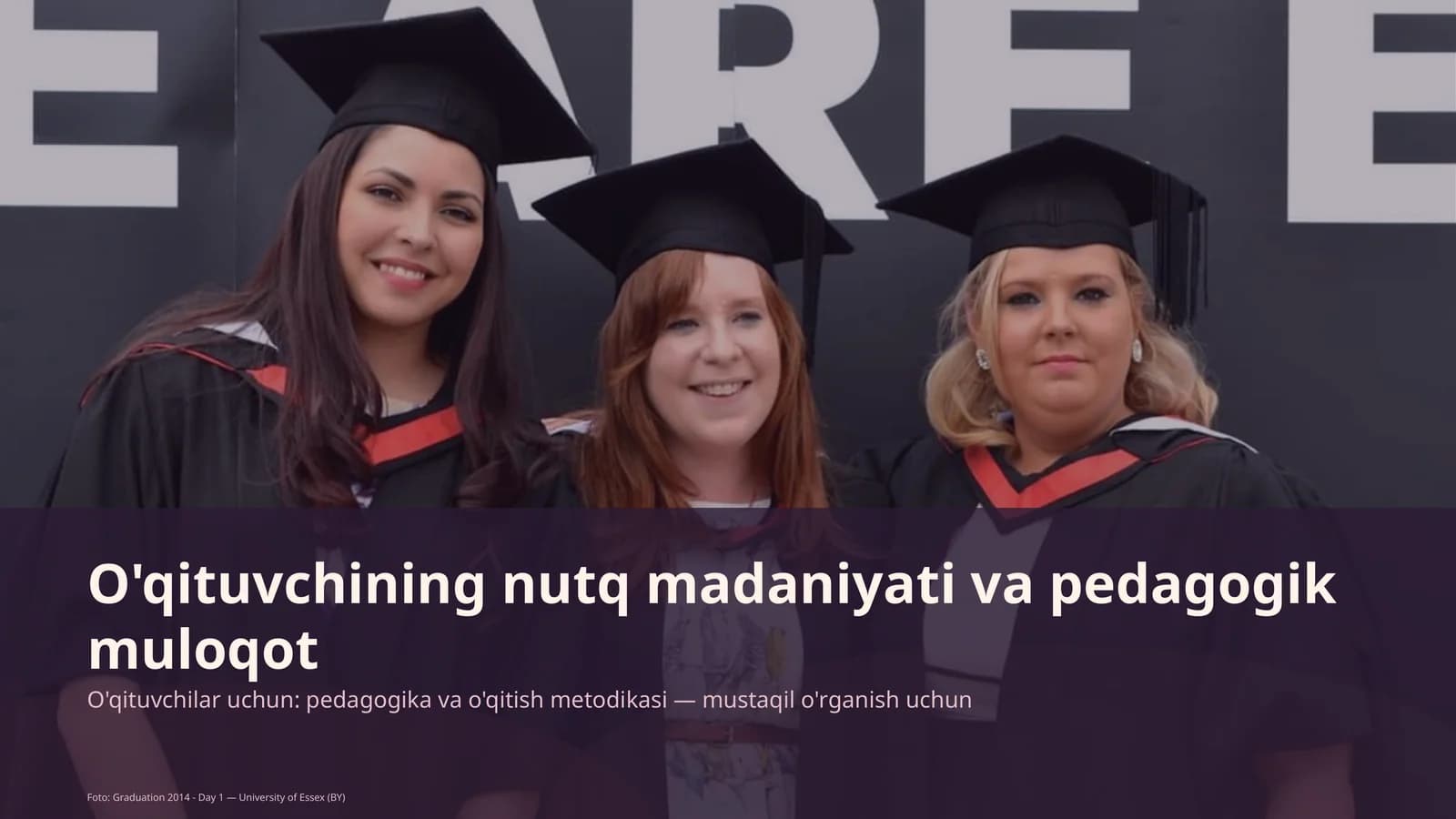 O'qituvchining nutq madaniyati va pedagogik muloqot