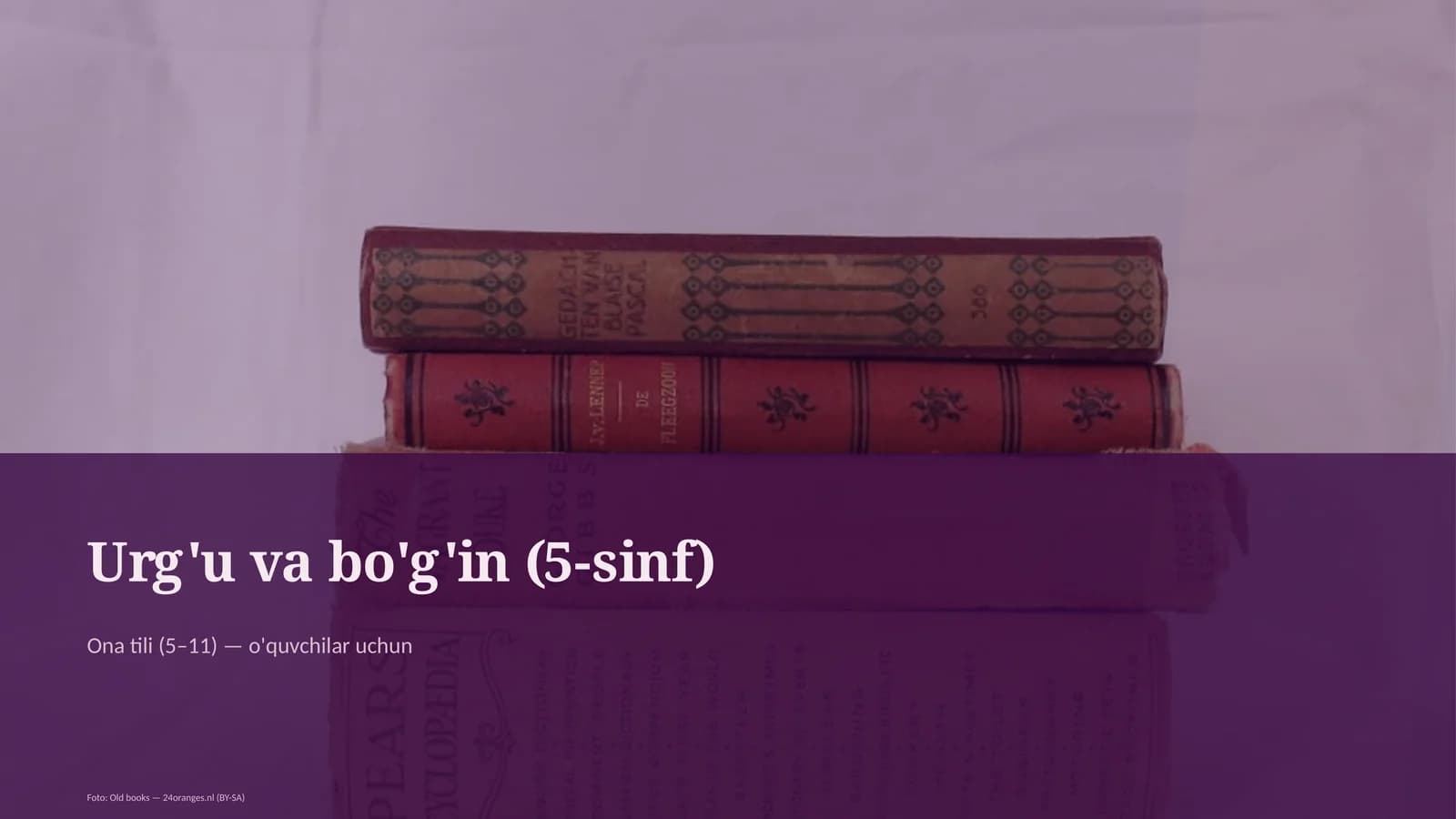 Urg'u va bo'g'in (5-sinf)