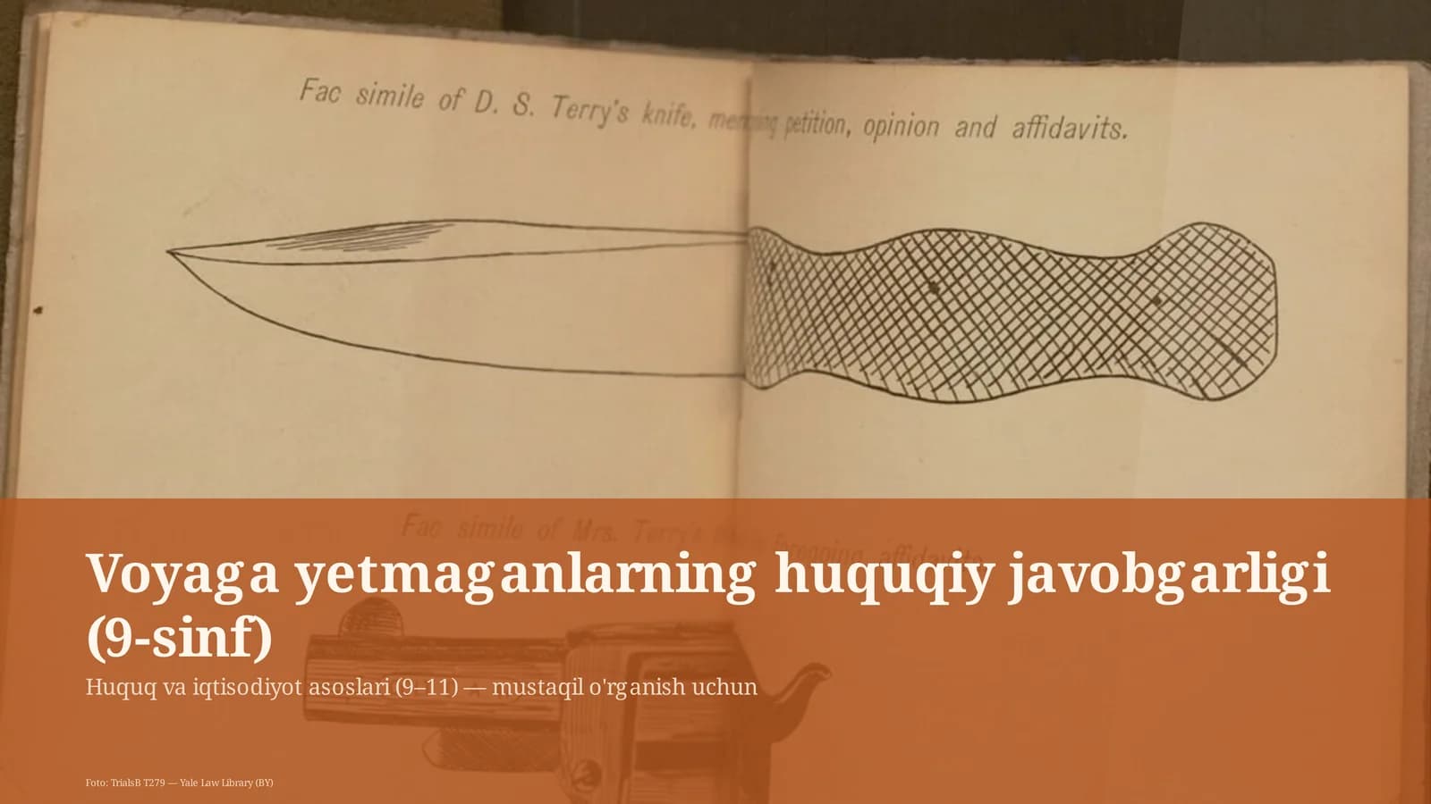 Huquq va iqtisodiyot asoslari (9–11)