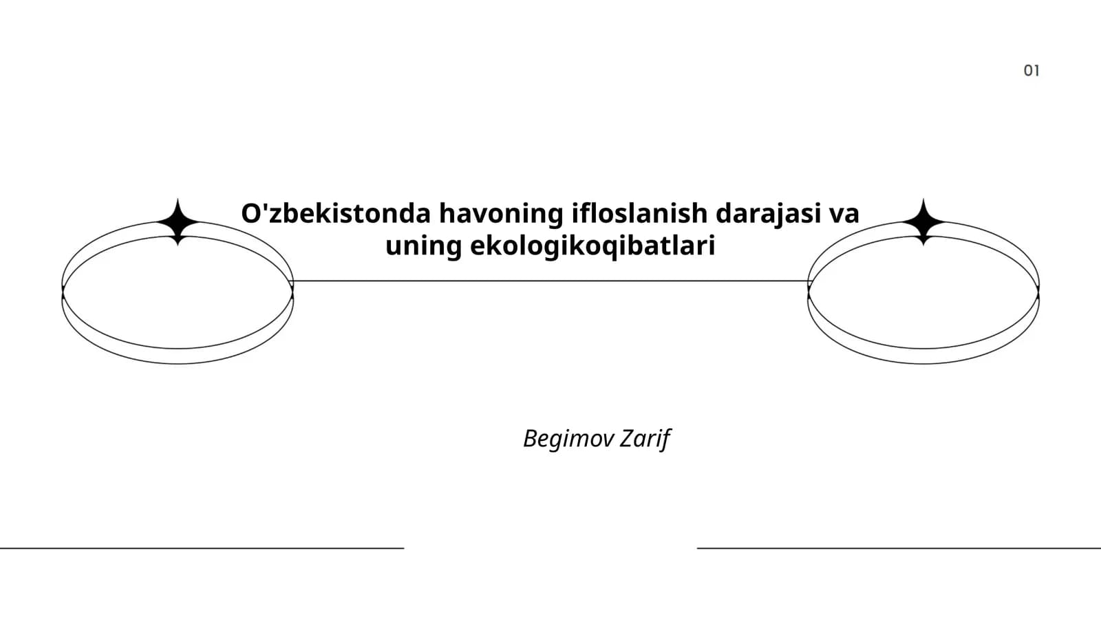 O'zbekistonda havoning ifloslanish darajasi va uning ekologikoqibatlari