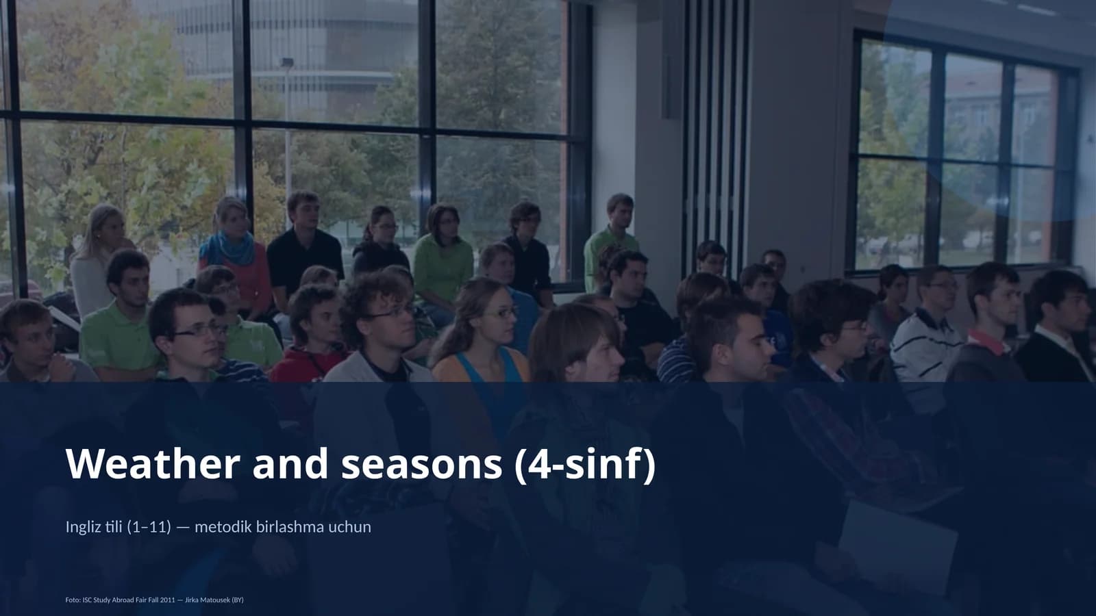 Weather and seasons (4-sinf)