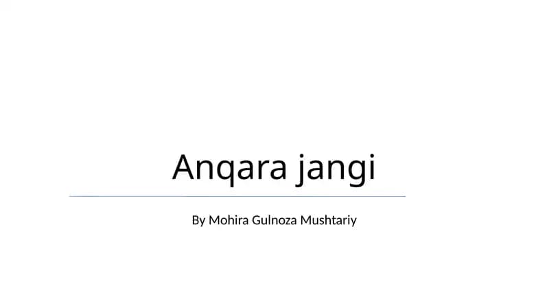 Anqara jangi