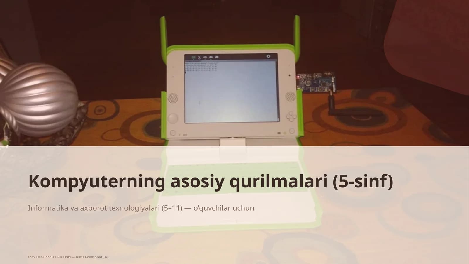 Kompyuterning asosiy qurilmalari (5-sinf)