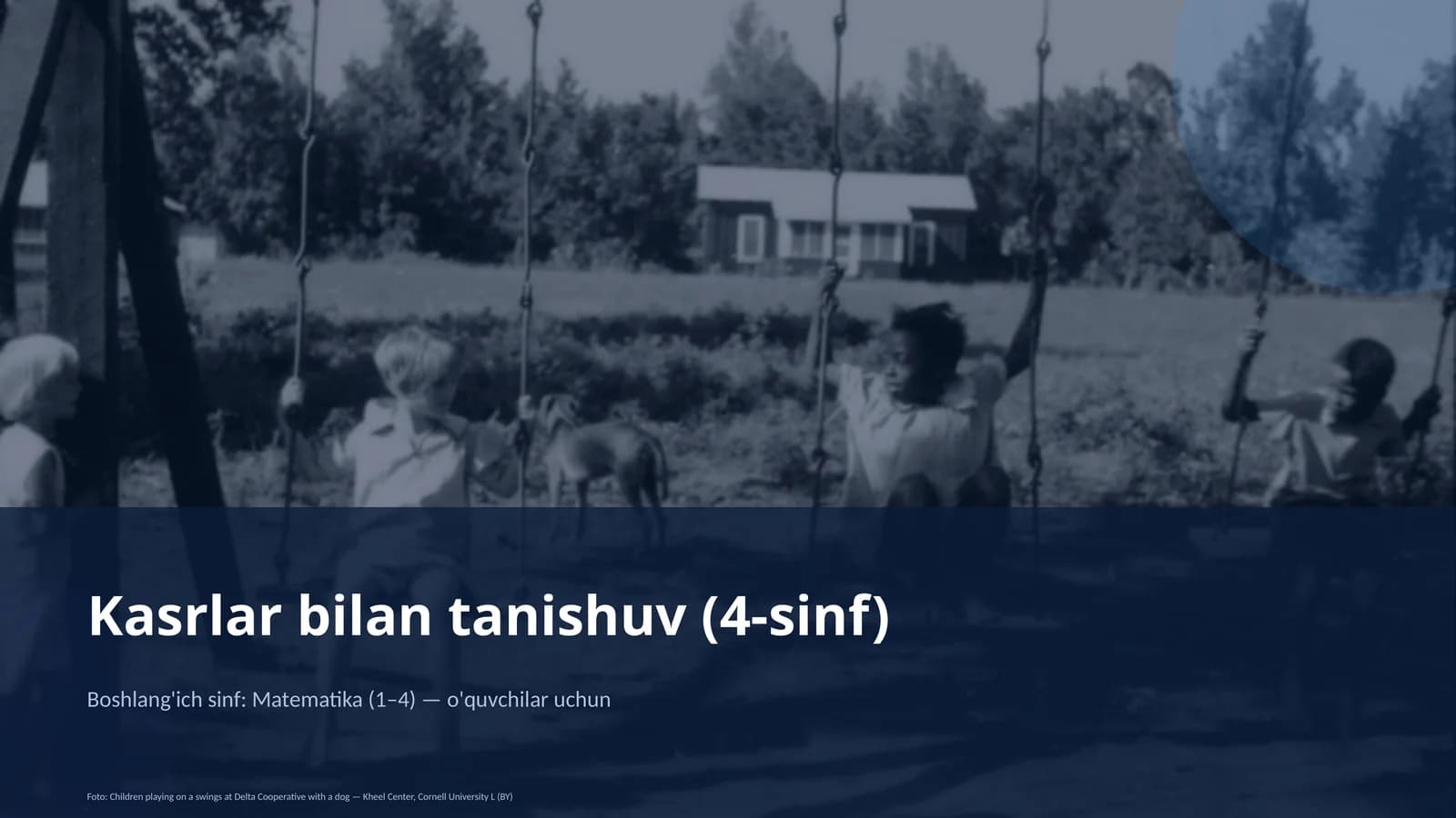Kasrlar bilan tanishuv (4-sinf)