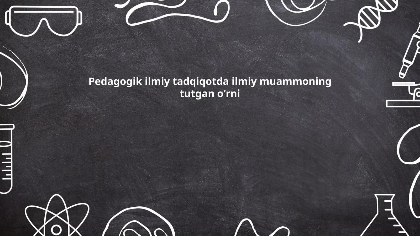 Ilmiy muammoning tutgan oʻrni