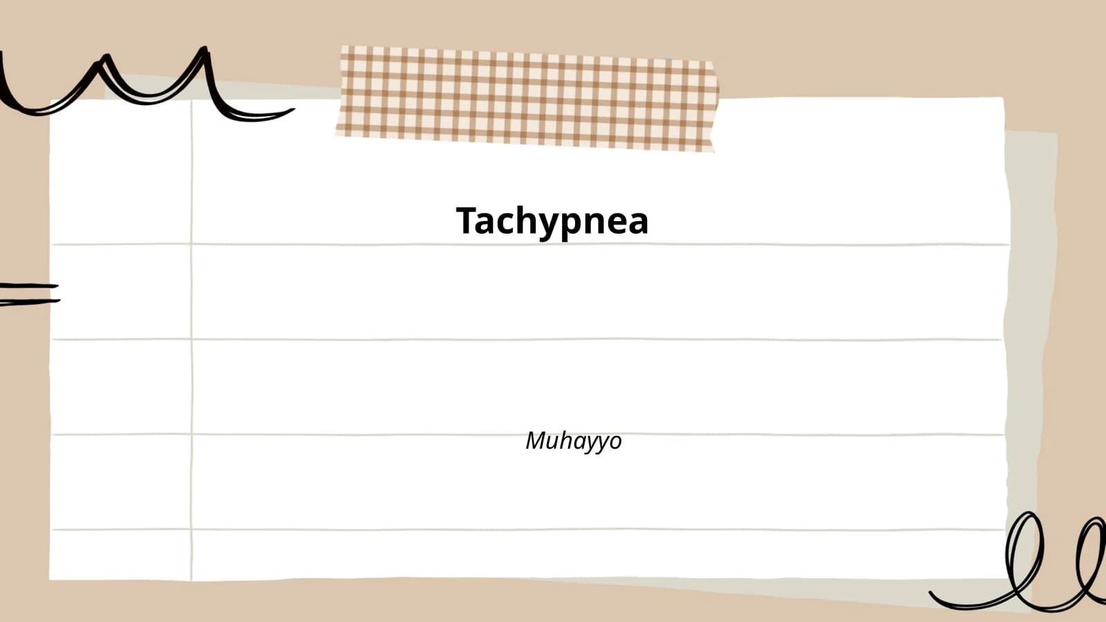 Tachypnea