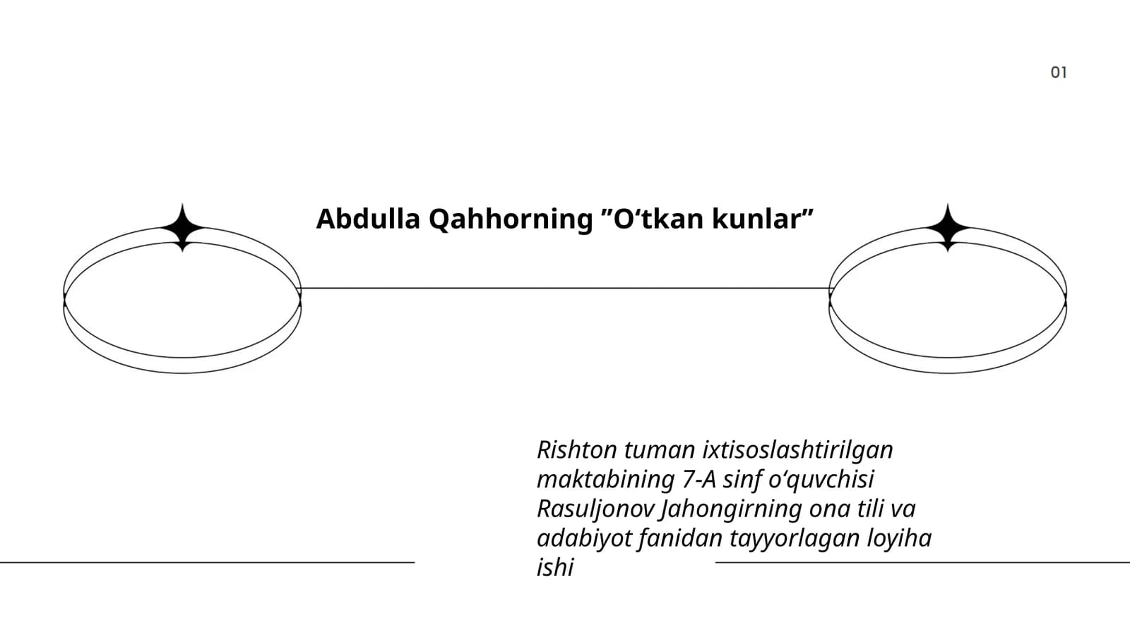 Abdulla Qahhorning ʼʼOʻtkan kunlarʼʼ