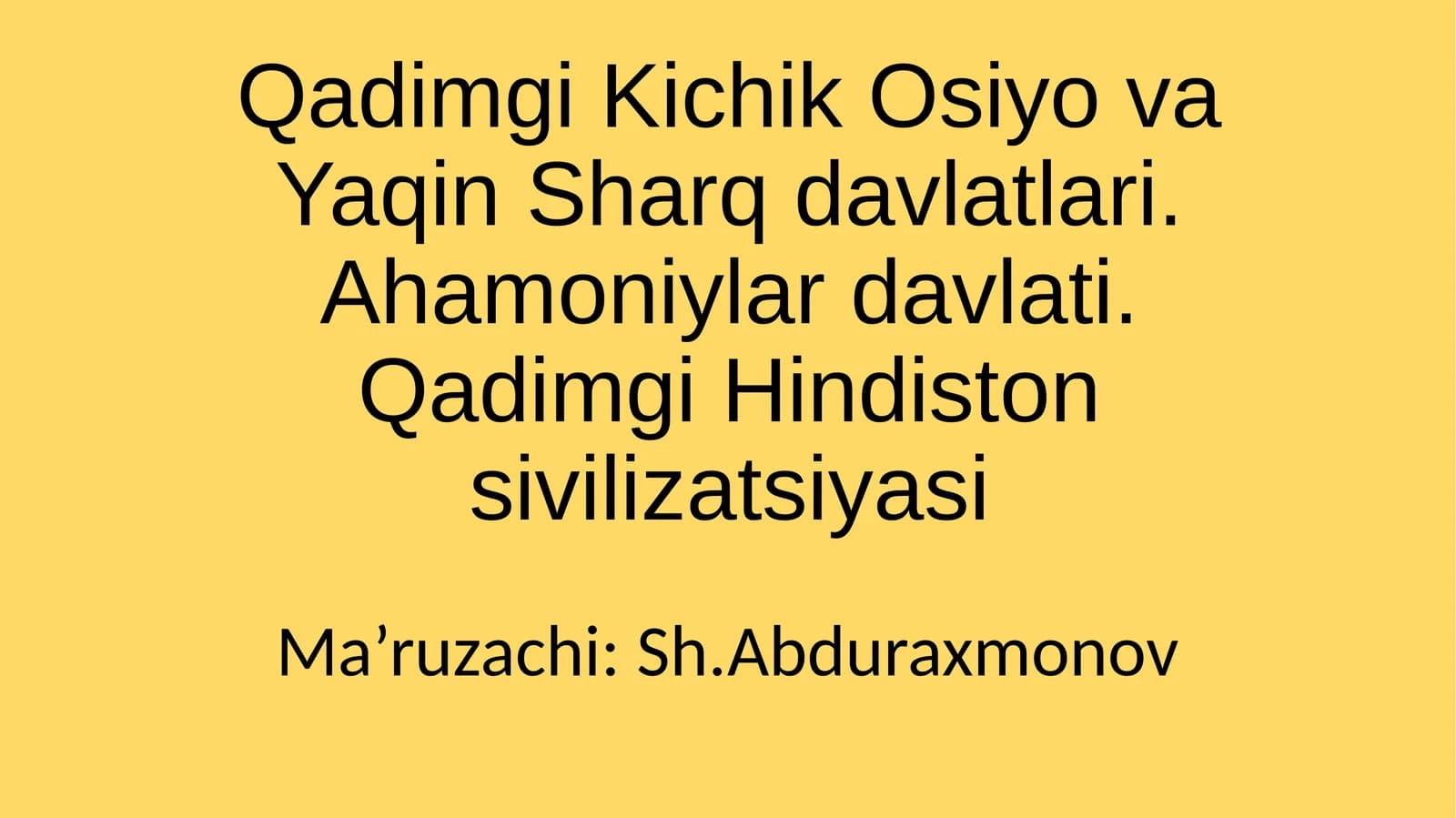 Qadimgi Kichik Osiyo va Yaqin Sharq davlatlari