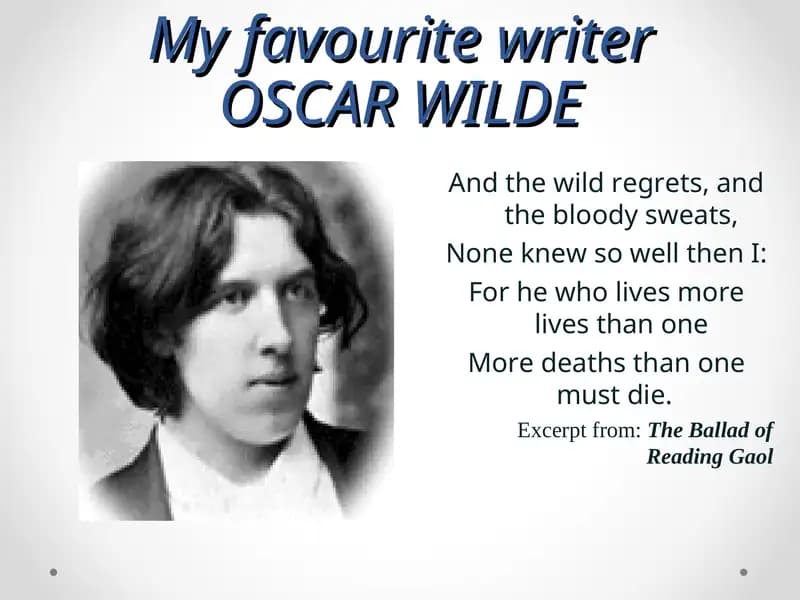 Oscar Wilde