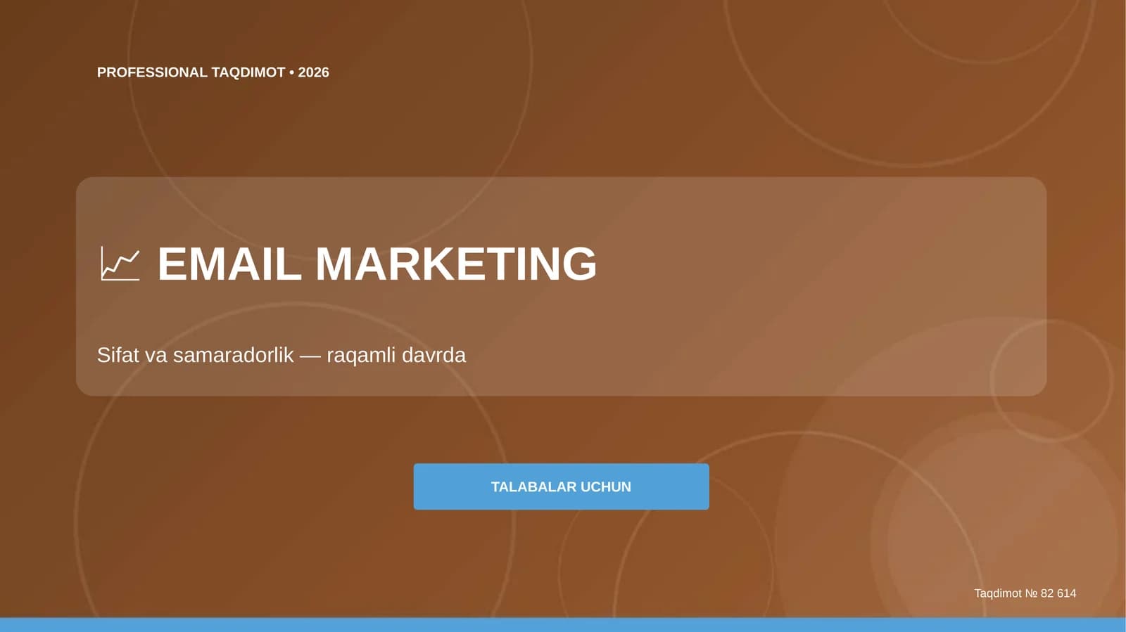 Email marketing: sifat va samaradorlik (raqamli davrda) [talabalar uchun]