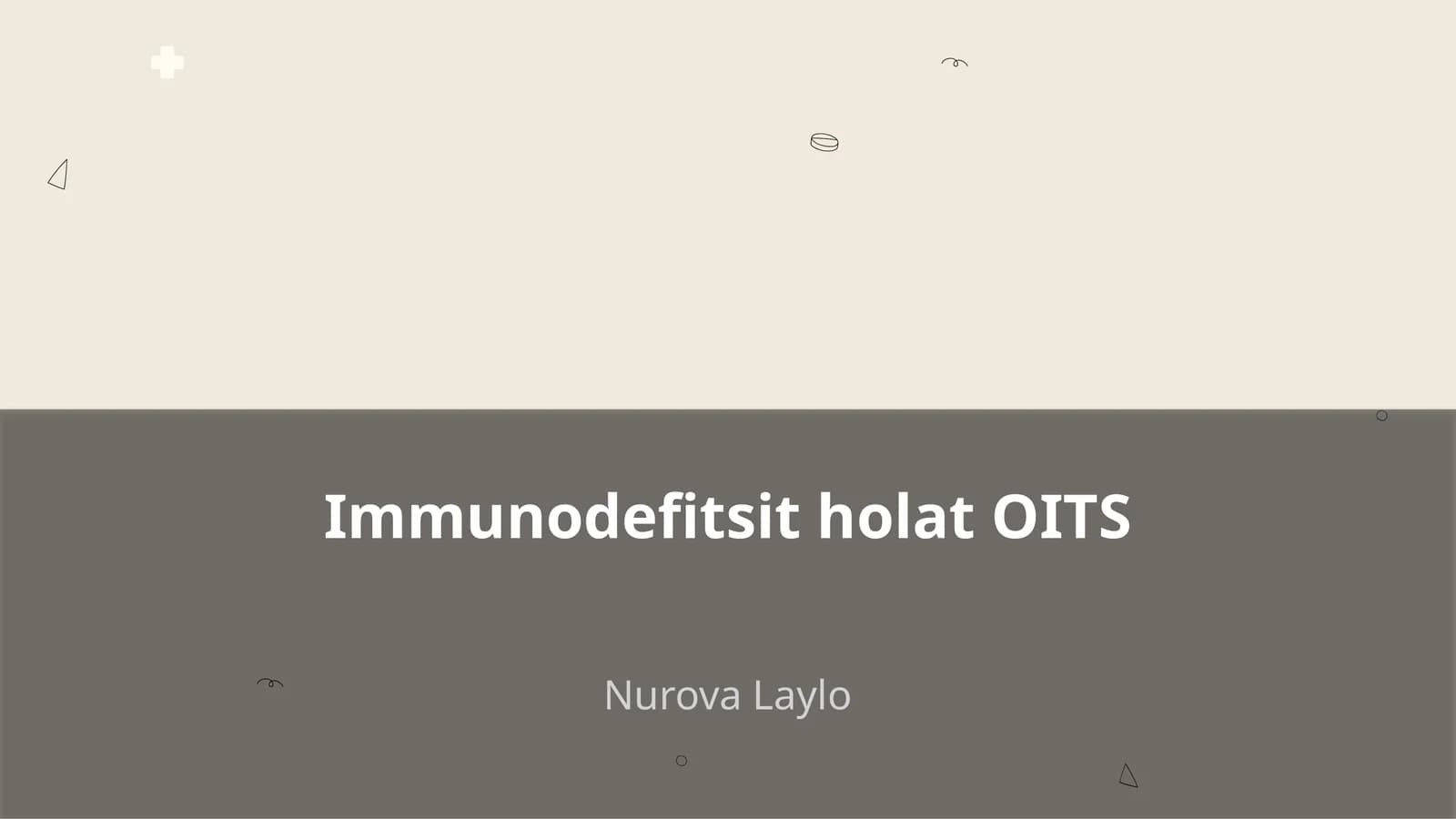 Immunodefitsit holat OITS
