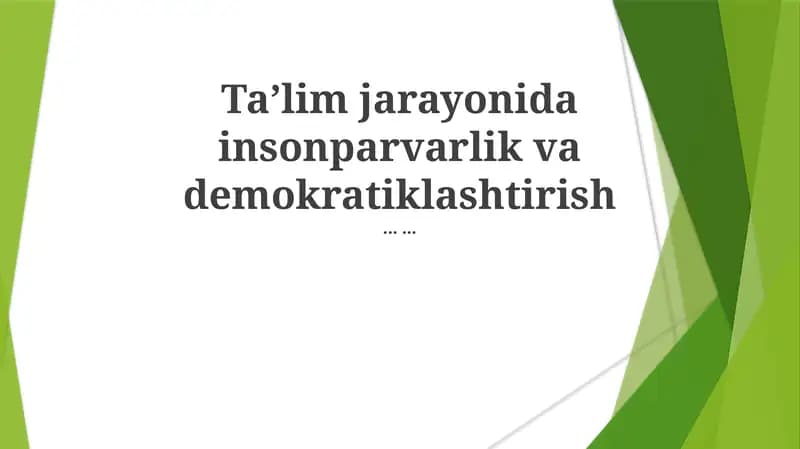 Sinfda Demokratiya: Usullar va Amalga Oshirish