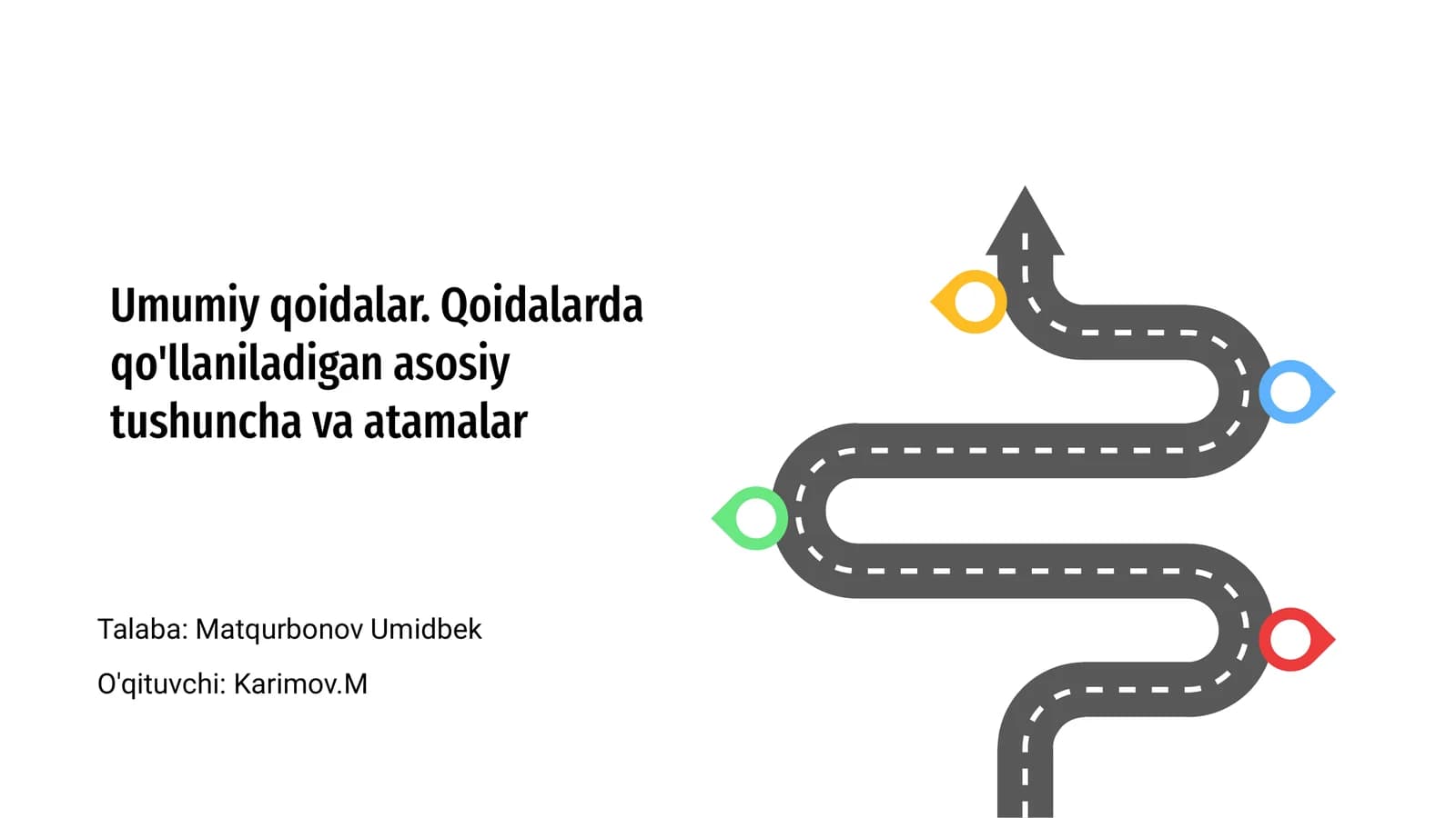 Umumiy qoidalar