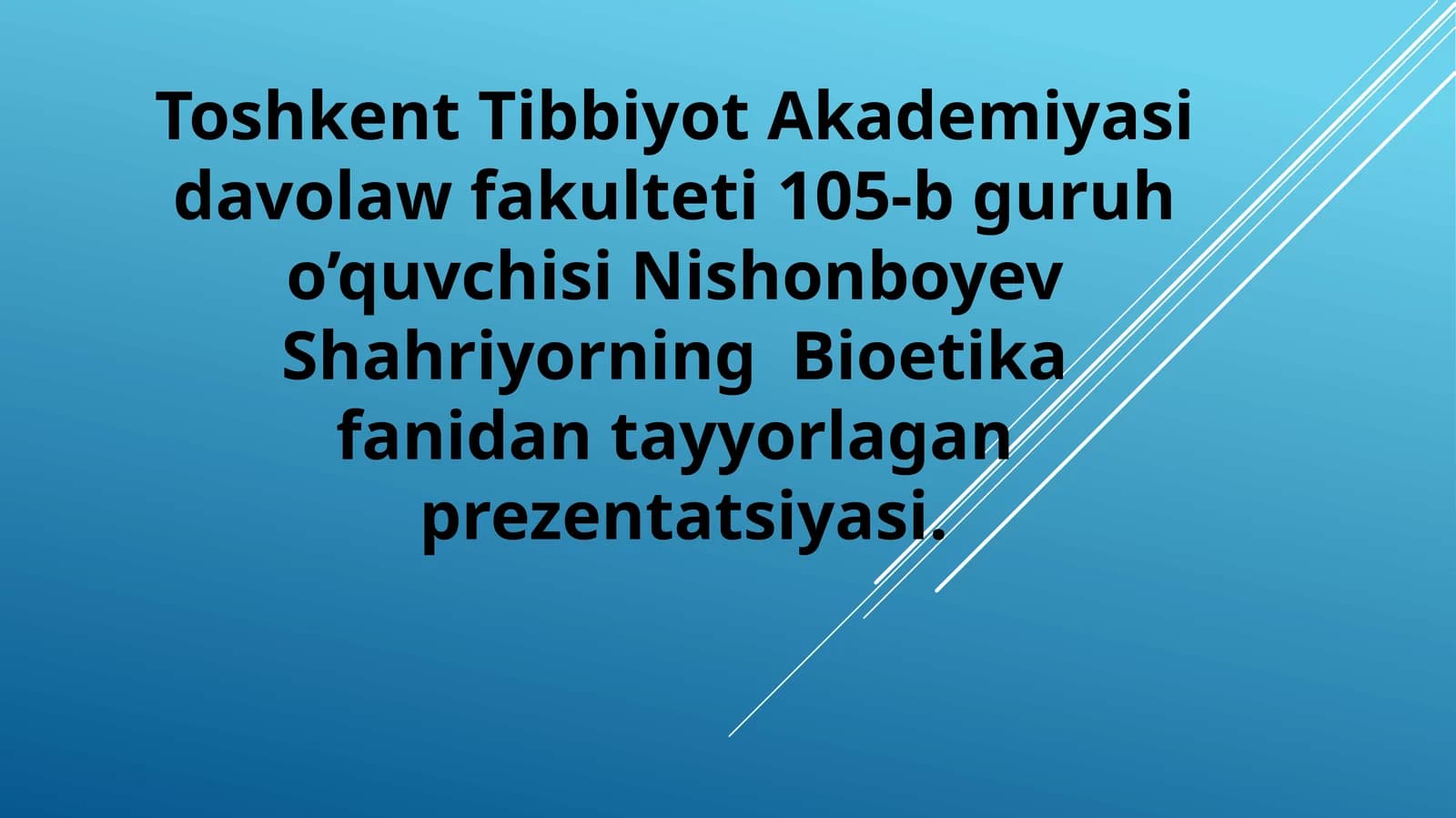 Prezentatsiya: Fuqarolarning O’zbekiston Respublikasi konstitutsiyasi bilan kafolatlangan huquq va erkinliklari