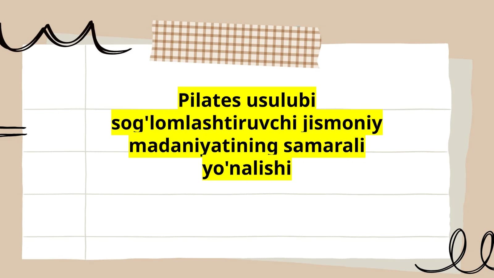 Pilatesning tarixiva rivojlanishi