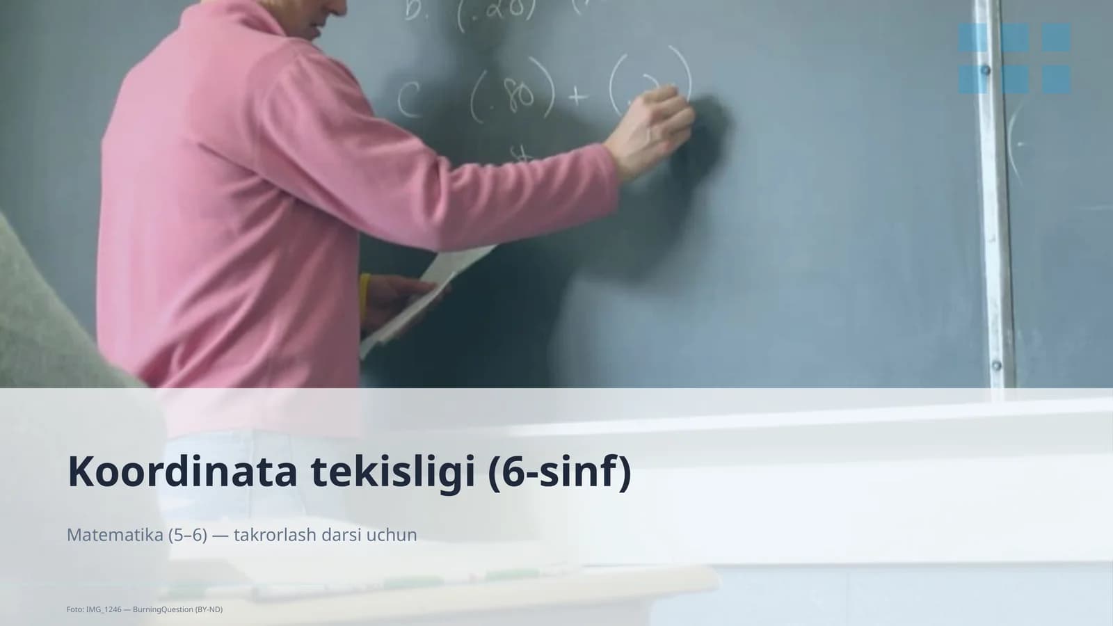 Koordinata tekisligi (6-sinf)
