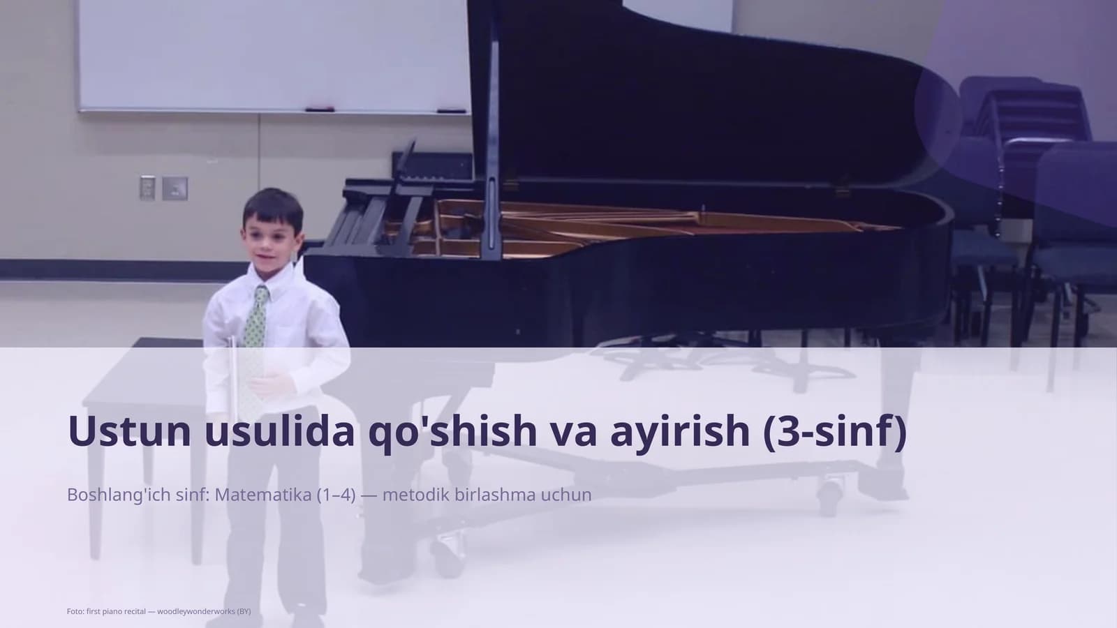 Ustun usulida qo'shish va ayirish (3-sinf)