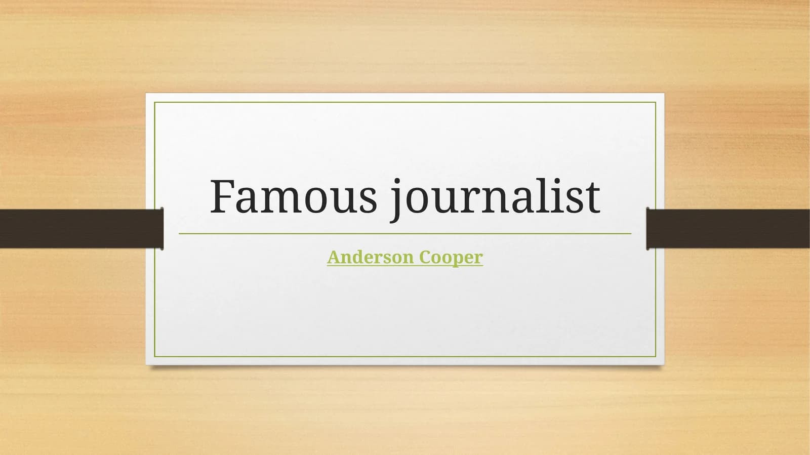 Introduction to Journalism
